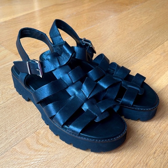 Leather Fisherman Sandals - Picture 1 of 8